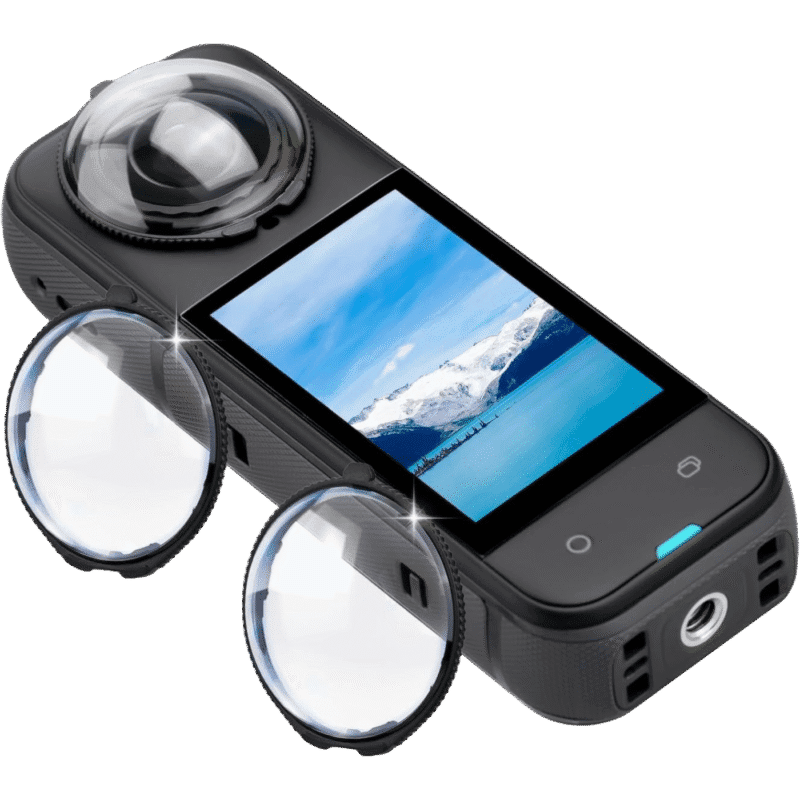 X5 Premium Lens Guard for Insta360 X5, High Transparency Tempered Glass Lens Protector Cover for Insta 360 X5 Protective Camera Anti-scratch Accessories
