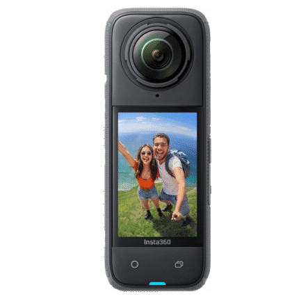Insta360 X4-8K Waterproof 360 Action Camera, 4K Wide-Angle Video, Invisible Selfie Stick Effect, Removable Lens Guards, 135 Min Battery Life, AI Editing, Stabilization, for Sports, Travel, Outdoor